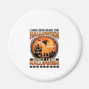 Bereit Halloween Seit Letzte Heimgesuchte Burg Gei Magnet