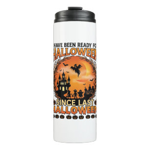 Bereit Halloween Seit Letzte Heimgesuchte Burg Gei Thermosbecher
