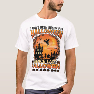 Bereit Halloween Seit Letztes Verlassenes Schloss T-Shirt