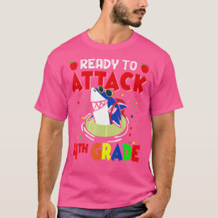 Bereit, Kinder der vierten Klasse des Lehrers anzu T-Shirt
