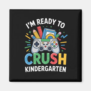 Bereit Kindergarten-Gamer Ck Zu Zerschmettern Zur Magnet