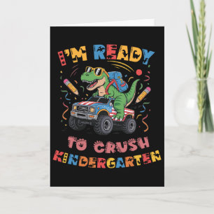 Bereit Kindergarten Monster Truck Jungen T-r zu ze Karte