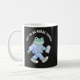 Bereit, Krankenpfleger-Dinge zu tun - Süßer Frosch Kaffeetasse