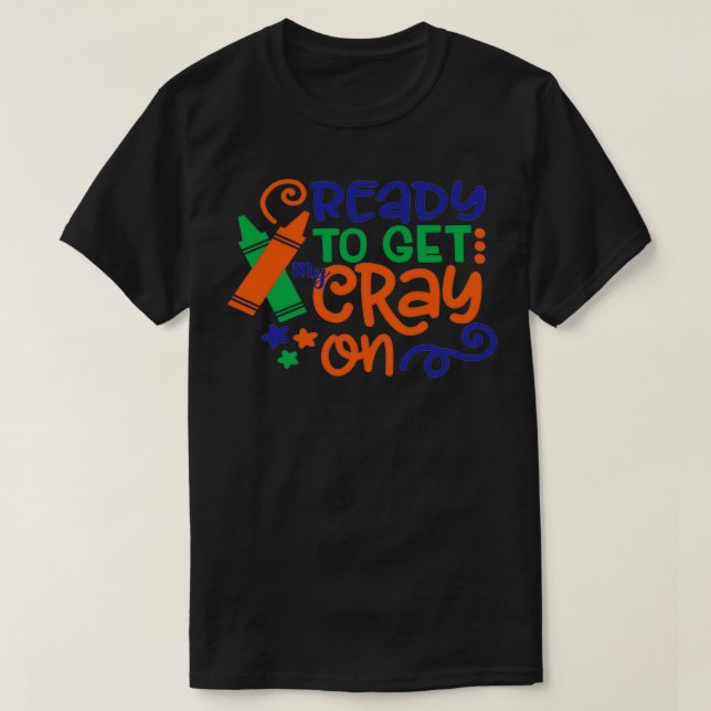 Bereit, mein Grau anzuziehen T-Shirt (Design vorne)