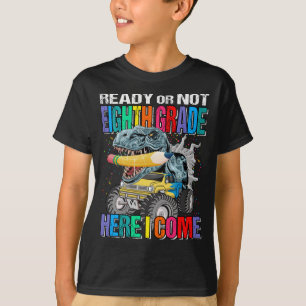 Bereit oder nicht acht Grad hier komme ich T-Shirt
