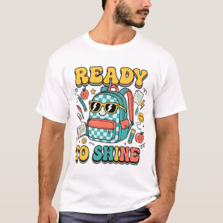 Bereit, zu glänzen, Rucksack T-Shirt