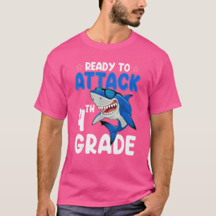 Bereit zum Angriff auf den 4. T-Shirt