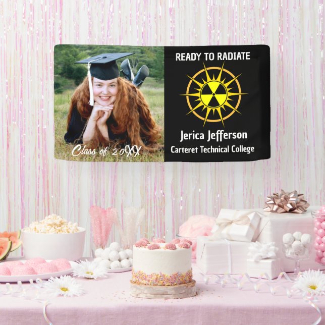 Bereit zum Ausstrahlen von Abschluss Banner (Party)