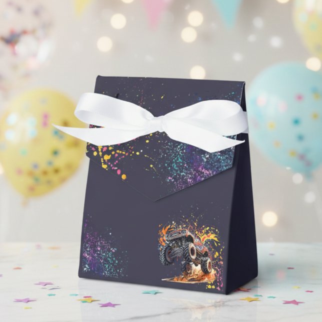 Bereit zum Crash Monster LKW dunklen Geburtstag Geschenkschachtel (Von Creator hochgeladen)