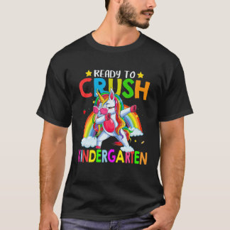 Bereit zum Crush Kindergarten Entschlacken Zurück T-Shirt