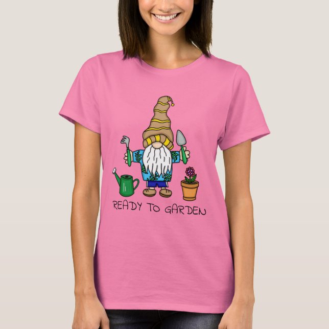 Bereit zum Garten | Niedliches Gärtnerspiel T-Shirt (Vorderseite)