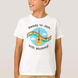 Bereit zum Jammen Personalisiertes Kindershirt T-Shirt
