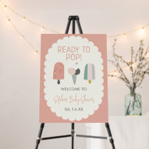 Bereit zum Platzen Dusty Pink Babyparty-Willkommen
