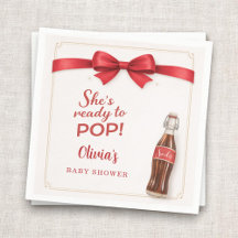 Bereit zum Platzen Soda Baby Shower
