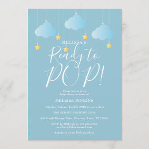 Bereit zum Platzen Twinkle Twinkle Baby Shower Einladung