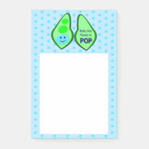 Bereit zum Pop Baby Boy Blue Pee Post-it Klebezettel