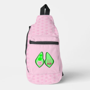 Bereit zum Pop Baby Girl Pink Pea Crossbody Bag