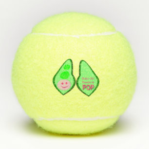 Bereit zum Pop Baby Girl Pink Pea Tennisbälle