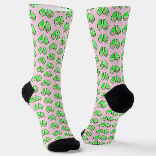 Bereit zum Pop Baby Girl Pink Peak Gemustert Socken