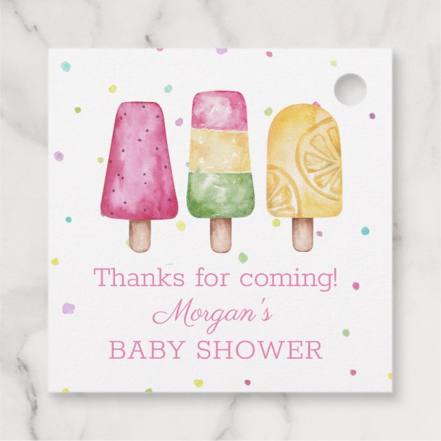 Bereit zum Pop Summer Girl Baby Duwer Favoriten Geschenkanhänger (Rückseite)
