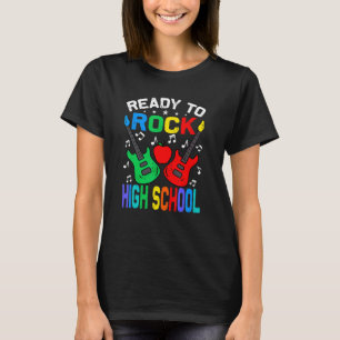 Bereit Zum Rock Gitarre High School Zurück Zur Sch T-Shirt