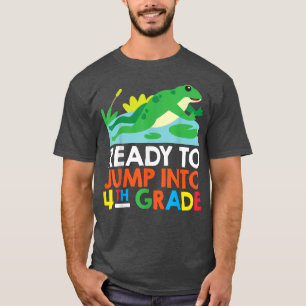Bereit zum Sprung in den 4. Grade Frog zurück zur T-Shirt