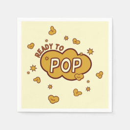 Bereit zum Thema Kinderdusche im Pop Serviette