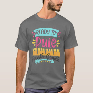 Bereit zur Regelung der vierten Klasse Glückwunsch T-Shirt