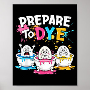 Bereite dich darauf vor, ein Ei lustig für Kinder Poster