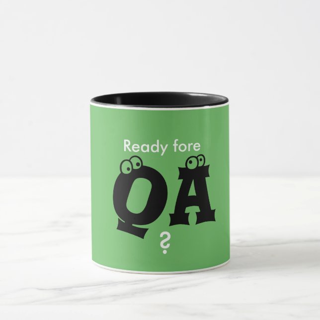 Bereite Vorder-QA-Tasse Tasse (Zentrum)