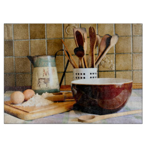 Bereiten Sie für das Backen vor Schneidebrett