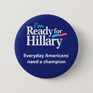 Bereiten Sie für Hillary-Knopf vor Button