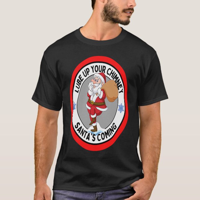 Bereiten Sie Ihre Weihnachtsmannschaft in Rude Chr T-Shirt (Vorderseite)