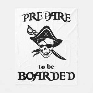 Bereiten Sie sich darauf vor, an Bord des Schwarze Fleecedecke