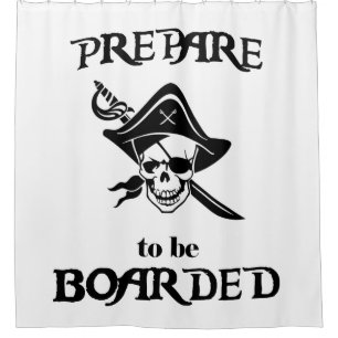 Bereiten Sie vor sich, verschalter schwarzer Duschvorhang