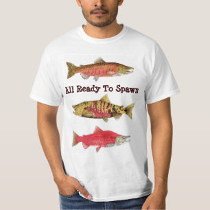 Bereiten Sie vor, um Lachse zu laichen T-Shirt