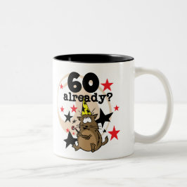 Bereits Geburtstag 60 Zweifarbige Tasse