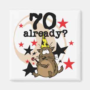 Bereits Geburtstag 70 Magnet