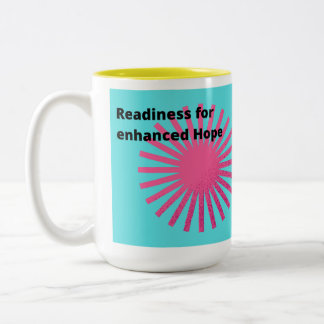 Bereitschaft für eine Tasse zur Pflege der Hoffnun
