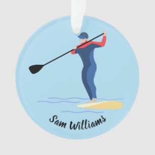 Bereitschaftspaddleboarding Ornament