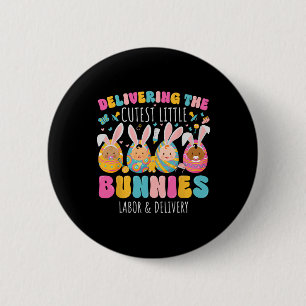Bereitstellung der Niedlichsten Bunnies Osterarbei Button