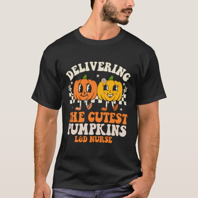 Bereitstellung der Niedlichsten Pumpkins Arbeit un T-Shirt (Vorderseite)