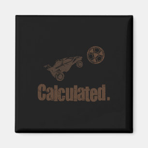 Bereknetes Vintage Retro Raketen Fußball Rc Auto Magnet