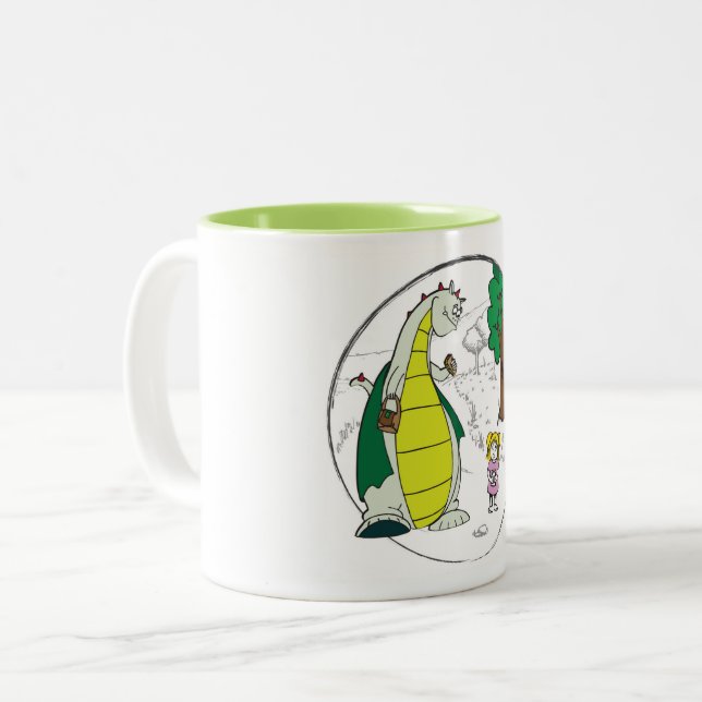 Berenar / Merienda Zweifarbige Tasse (Vorderseite Links)