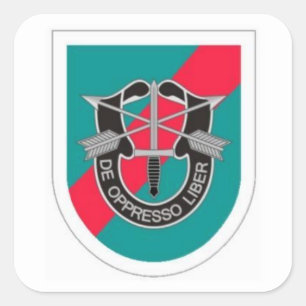 BERET FLASH/DUI 20TH SPECIAL FORCES GROUP STICKERS