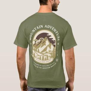 Berg-Abenteuer-T-Shirt – Retro-Outdoor-Wandern T-Shirt