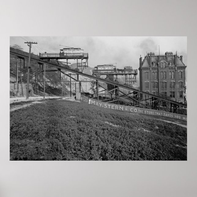 Berg Adams Eingeweihte Eisenbahn in Cincinnati 190 Poster (Vorne)