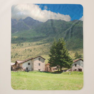 Berg-Alpen-Dorf, Schönheit, Gebäude, Land, Sherpadecke