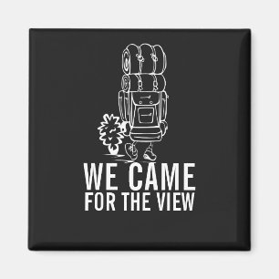Berg-Aufkleber Minimales Outdoor-Design Magnet
