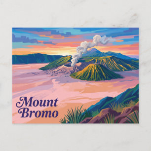 Berg Bromo Indonesien Postkarte